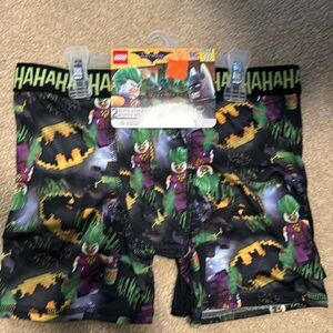New with tags 2 pack boys size 10 boxer briefs Lego Batman polyester